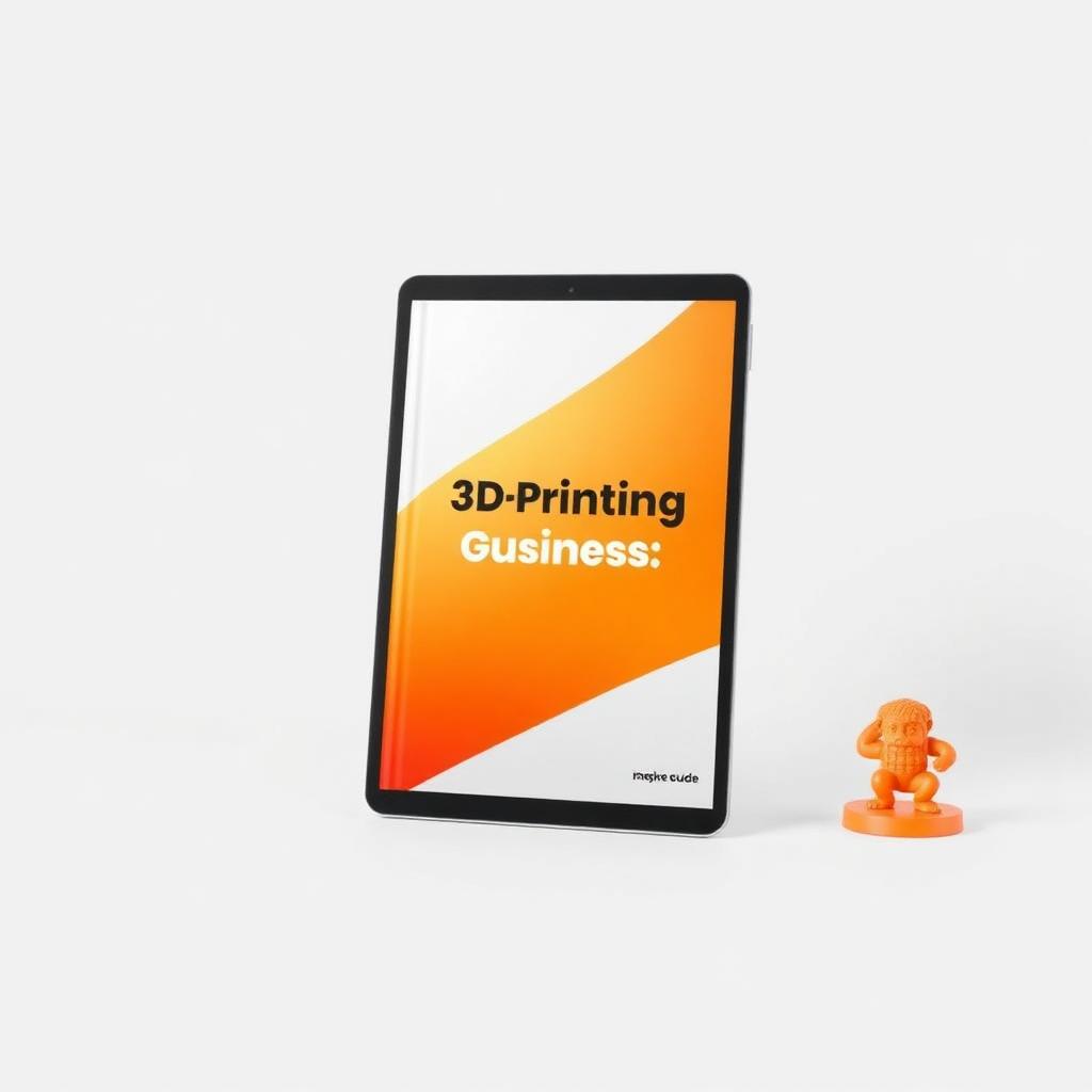 Mockup do ebook Impressão 3D Lucrativa