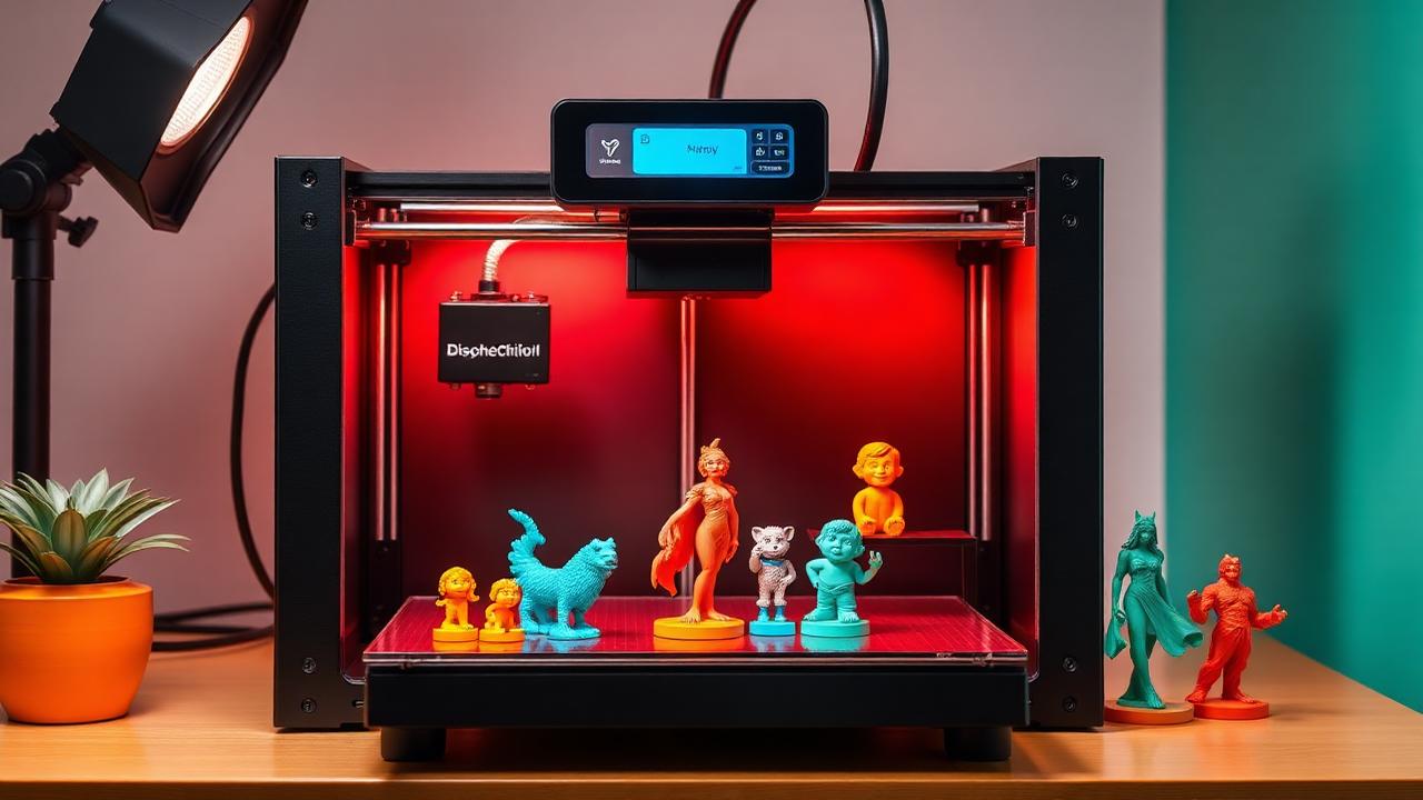 Impressora 3D imprimindo produtos personalizados
